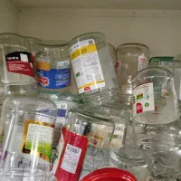 شیشه ترشی سالم و تمیز|ظروف نگهدارنده، پلاستیکی، یک‌بارمصرف|بیرجند, |دیوار