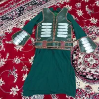 لباس تعزیه و کلاه خود(نقش حضرت عباس)