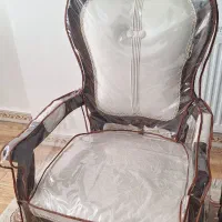 مبل فرهر (استیل) ۷نفره چوب راش