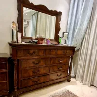 سرویس خواب-آینه-دراور-دو پاتختی-چوب ایتالیایی|تخت و سرویس خواب|تهران, یوسف‌آباد|دیوار