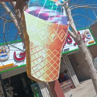 تابلو چلنیوم بستنی و تابلو چشمک زن قهوه