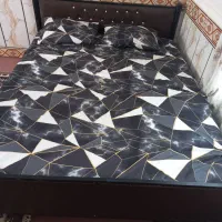 تخت۲نفره باتشک طبی.قدتشک ۲متردر ۱و۶۲سانت.|تخت و سرویس خواب|آق قلا, |دیوار