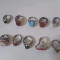 انگشتر تعداد ۱۰عدد .. نقره نیستند