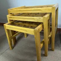 عسلی چوبی سه عدد