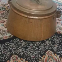 دیگچه مسی استاد سیف الله ساخت زنجان