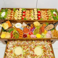 فینگرفود لاوندر، فینگر فود، چیدمان میز