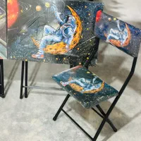 میز و صندلی باکس دار مدل فضانورد