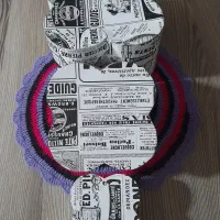 جعبه کادویی و ست دکوری آویز شیشه ای کار دست