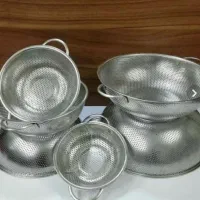 آبکش پانچ۶پارچه استیل نگیر