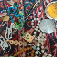 سویچ گردنبند قاب آینه قیچی مروارید