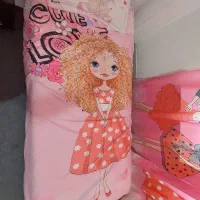 فروش دو عدد تخت با میز آرایش کمد لباس روتختی و