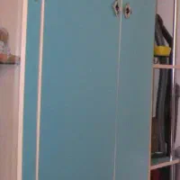 سرویس خواب کودک‌نوجوان با کمد ویترین بغلتختی تشک|تخت و سرویس خواب|تهران, پرستار|دیوار