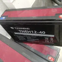 6 عدد باتری تیانج 40 آمپر نو