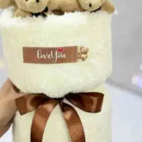 دسته گل تدی|گل مصنوعی|مشهد, کوشش|دیوار