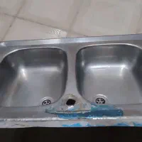 سینک ظرف شویی دوقلو آخوان|مصالح و تجهیزات ساختمان|قرق, |دیوار