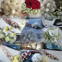 دسته گل و ماشین عروس در سبزوار