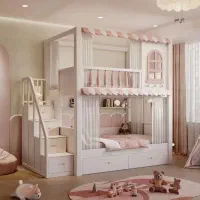 تخت دو طبقه|تخت و سرویس خواب|خمینی‌شهر, |دیوار