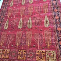 فرش قرمز طرح جدید۱۰۰۹۸(فروشگاه فرش ناصر)