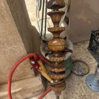 قلیان تنه چوبی سالم سالم بدون تنگ