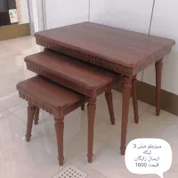 میز جلو مبلی ۴ تیکه ارسال رایگان پرداخت درب منزل|مبلمان خانگی و میز عسلی|گلبهار, شهر جدید گلبهار|دیوار