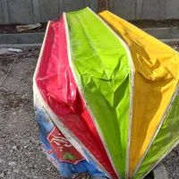 سایبان فروشگاهی و یخچال بستنی