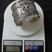 دستبند نقره حکاکی کار دست