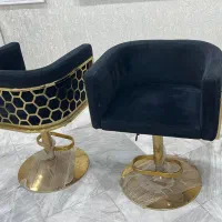 صندلی جک دار زنبوری و دو عدد مبل دو نفره سفید