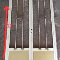 درب سرویس بهداشتی پنجره|مصالح و تجهیزات ساختمان|کاشان, کلنگه|دیوار