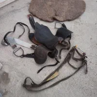 زین و دهنه و .... لوازم کامل اسب سواری پول لازمم