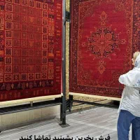 فرش ماهلین (طرح تعویض کهنه با نو)ابعاد متفاوت
