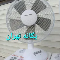 پنکه رومیزی رنگی سفید مشکی آبی صورتی گلدن|پنکه و تصفیه‌کنندهٔ هوا|پرند, |دیوار