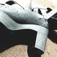 کفش چرم مشکی ۳۹