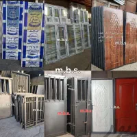 پنجره دوجداره ،درب انباری کدh4326 درب پی وی سی