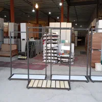 رگال ترکیبی چوب و فلز|بندرخت و رخت‌آویز|قم, شهرک فاطمیه|دیوار