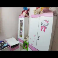 سرویس خواب کودکانه . و میز مطالع کودک|تخت و سرویس خواب|شیراز, قصرالدشت|دیوار