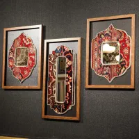 آینه طرح قالی آینه دکوری سنتی