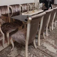 مبلمان ۷ نفره ب همراه میز ناهار خوری