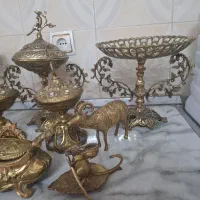ظروف برنجی برنزی میوه خوری شیرینی خوری مجسمه|ظروف سرو و پذیرایی|تهران, تهرانسر غربی|دیوار