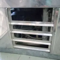 یخچال ویترینی استیل قدیمی دو درب