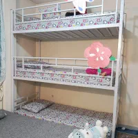 تخت فلزی سه طبقه بدون تشک