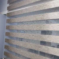 پرده زبرا قهوه‌ای روشن|پرده، رانر، رومیزی|فردیس, ثابتی|دیوار