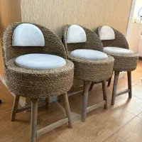 نیم ست حصیری با لوستر حصیری|مبلمان خانگی و میز عسلی|مشهد, هنرستان|دیوار