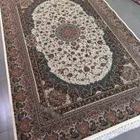 فرش زمرد مشهد ۶ متری ۱۲۰۰ شانه  تمام نخ اکرلیک