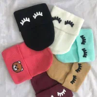 کلاه بافت تک ساده طرحدار