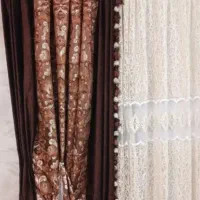 یه جفت کناره پرده بسیار زخیم وتمیز|پرده، رانر، رومیزی|تهران, استقلال|دیوار
