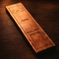 شمش مس همراه با آنالیز