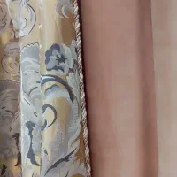 پرده سلطنتی ابریشم خارجی|پرده، رانر، رومیزی|ری, فیروزآبادی|دیوار