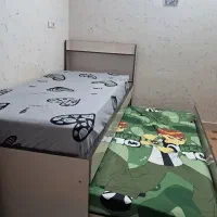تخت دو نفره با دو عدد خوش خواب کاملا نو و سالم|تخت و سرویس خواب|بیرجند, |دیوار