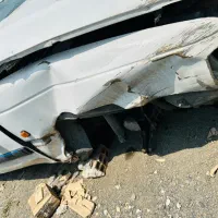 ماشین تصادفی پژو پارس سفید|خودرو سواری و وانت|مشهد, کوشش|دیوار