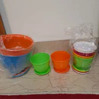 گلدان پلاستیکی نو